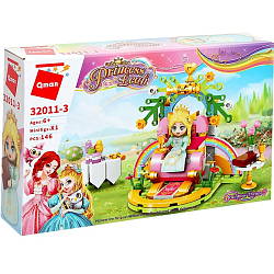 Конструктор Qman Принцессы. Трон, 146 деталей