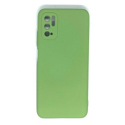 Задняя накладка SILICONE COVER для Xiaomi Poco M3 Pro зелёный