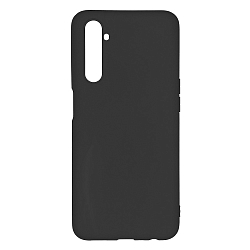 Задняя накладка GRESSO для Realme 6 черный. Коллекция Меридиан