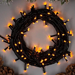 Гирлянда "Нить" 10 м, свечение жёлтое, 8 режимов, IP20