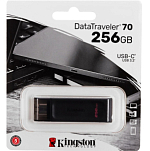 USB 256Gb Kingston DataTraveler 70 DT70 Type-C черный