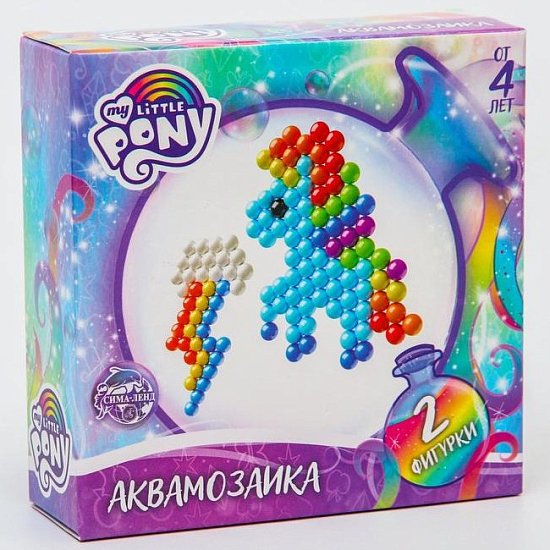 Аквамозаика «Радуга Дэш» My Little Pony, 2 фигурки
