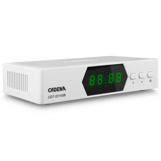 Ресивер DVB-T2 CADENA CDT-2214SB белый