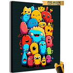 Картина по номерам «Монстры» 40 × 50 см