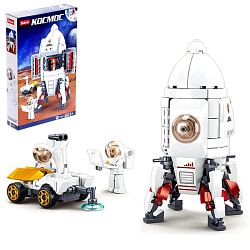 Конструктор SLUBAN Космос «Исследовательская ракета», 320 деталей