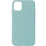 Силиконовый чехол СТР для iPhone 11 Pro светло-бирюзовый, матовый (серия Colors)