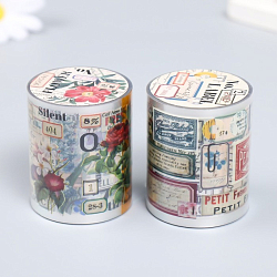 Клейкая лента пластик "Цветы, игрушки, бабочки" МИКС ширина 5 см намотка 3 м   9382085