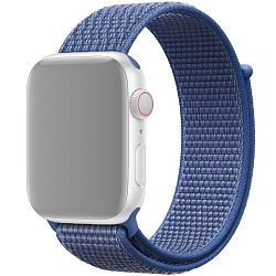 Нейлоновый ремешок HOCO WA02 для APPLE Watch 38/40/41mm Blue nylon strap ice