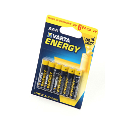 Элемент питания VARTA LR03 Energy BL-6