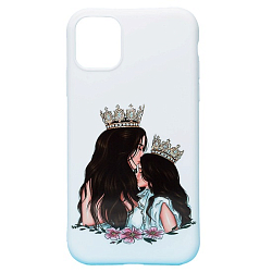 Задняя накладка SC302 для iPhone 11 (003) (white)