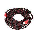 Кабель HDMI <--> HDMI  5.0м JET.A JA-HD9 в оплётке (v. 2.0 с поддержкой 3D, Ultra HD 4К/Etheв оплётке