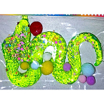 Игрушки Антистресс Лапки Змеи символ нового года на блистере Цвета в асс-те13.