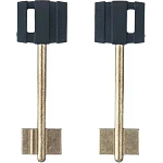 Заготовка ключа Бордер-3 85*22*13.8 мм, лат., с пластиком, б/п