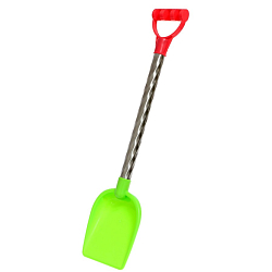 Лопата «Спираль», с металлическим черенком, 56 см, цвета МИКС