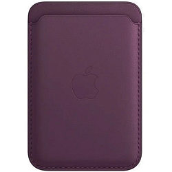 Кошелек для карт MagSafe Silicone Wallet для Apple iPhone Баклажановый
