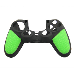 Защитная насадка PS4 Silicon Case Non-Slip Black-Green