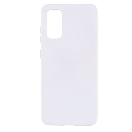 Cиликоновый чехол NONAME для Samsung Galaxy S20 (Белый), матовый
