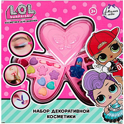 Набор косметики: Лол тени д/век, помада д/губ, лак д/ногтей МИЛАЯ ЛЕДИ 119835-LOL-ML