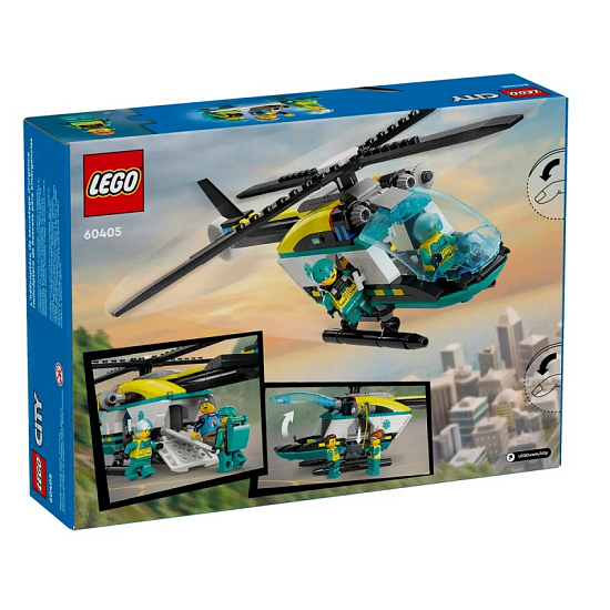 Конструктор LEGO City 60405 Аварийно-спасательный вертолет