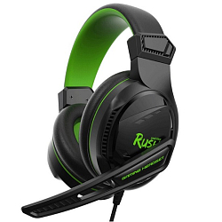 Наушники SMARTBUY RUSH BEAT'EM SBHG-9610 чёрный, зелёная вставка
