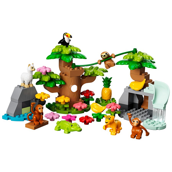 Конструктор LEGO DUPLO 10973 Дикие животные Южной Америки