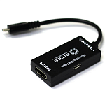 Переходник HDMI <--> microUSB 5BITES (UA-HHFM-MHL)