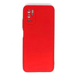 Задняя накладка SILICONE COVER для Xiaomi Poco M3 Pro красный
