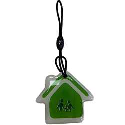 Ключ для домофона "Зелёный домик"