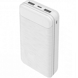 Внешний АКБ WALKER WB-525 (20000mAh) (2USB) белое