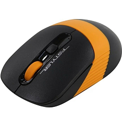 Мышь БП A4TECH Fstyler FG10 черный/оранжевый, USB