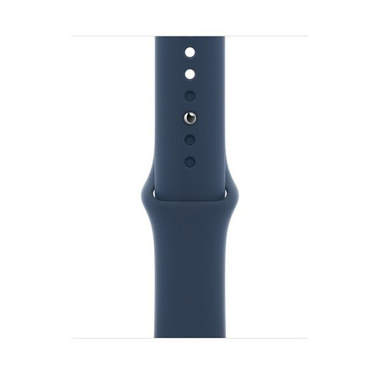 Часы Apple Watch SE (2021), 44 мм, (MKQ43) Silver / Abyss blue, Sport Band (LL)