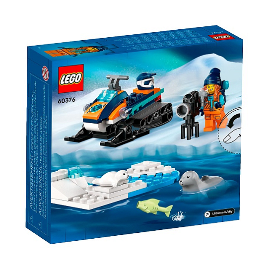 Конструктор LEGO CITY 60376 Снегоход «Исследователь Арктики»