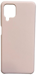 Задняя накладка SILICONE COVER для Samsung Galaxy A12 розовая