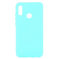 Задняя накладка SILICONE COVER для HUAWEI P Smart (2019) голубой
