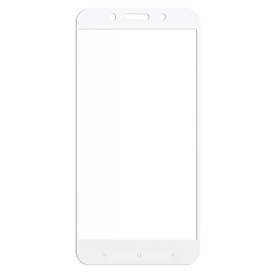 Противоударное стекло 2.5D NONAME для XIAOMI Redmi Note 4X (32Gb) белое, полный клей, в техпаке