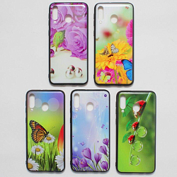 Силиконовый чехол ISA для Samsung Galaxy M30 TPU с картинками