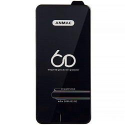 Противоударное стекло 6D ANMAC для Samsung Galaxy A53 Black без упаковки (1137292)