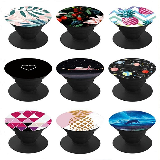 Держатель-подставка Popsocket с рисунком (ассортимент)