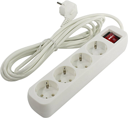 Сетевой удлинитель  3.0м DEFENDER S430 4 розетки