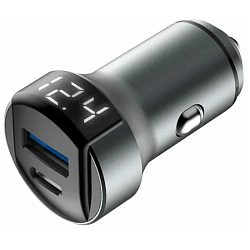 Авто ЗУ 2USB 6A OLMIO PowerDelivery, QC3.0, 38W
