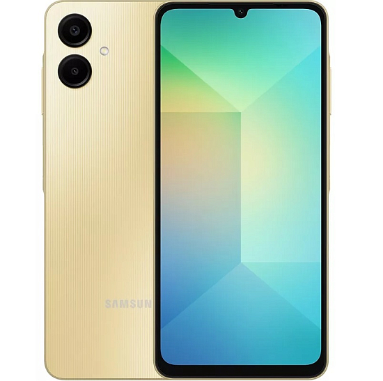 Смартфон Samsung Galaxy A06 4/64Gb золотистый