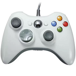 Геймпад MICROSOFT X-Box 360 (белый)