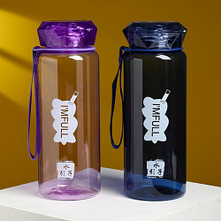 Бутылка для воды "Ланди" 400 мл, микс   5269692