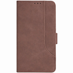 Чехол футляр-книга NICE STYLES для Realme C71/C73/Realme 14X коричневый