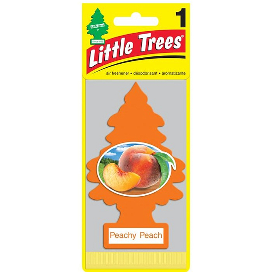 Ароматизатор CAR freshener Персик (Peachy Peach) ЁЛКА подвесной