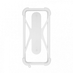 Силиконовый чехол OLMIO bumper-case 4.5"-6.5", белый #1