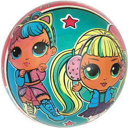 Мяч пвх 23 см куклы-модницы полноцвет, в сетке ИГРАЕМ ВМЕСТЕ