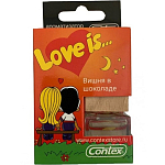 Ароматизатор CONTEX LOVE IS деревянной крышкой Вишня в шоколаде