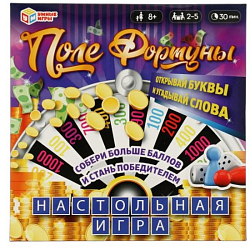 Игра-ходилка Поле Фортуны  250х250х55 мм. Умные игры