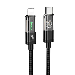 Кабель Lightning <--> Type-C  1.2м HOCO U116 Discovery Edition, чёрный